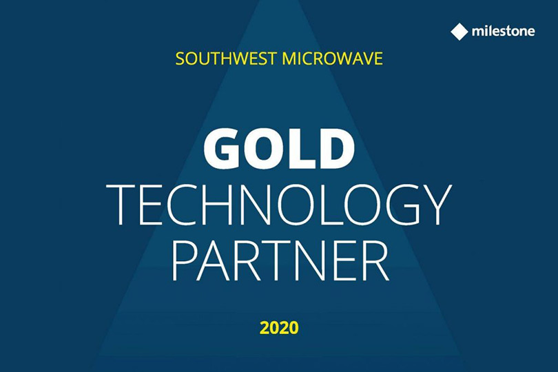 Milestone 2020 Gold Technology Partner Certificate